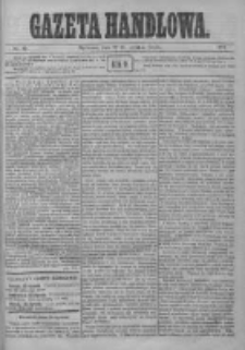 Gazeta Handlowa. Pismo poświęcone handlowi, przemysłowi fabrycznemu i rolniczemu, 1872, Nr 18
