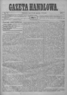 Gazeta Handlowa. Pismo poświęcone handlowi, przemysłowi fabrycznemu i rolniczemu, 1872, Nr 19