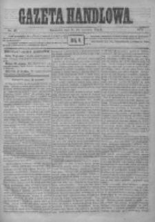 Gazeta Handlowa. Pismo poświęcone handlowi, przemysłowi fabrycznemu i rolniczemu, 1872, Nr 20