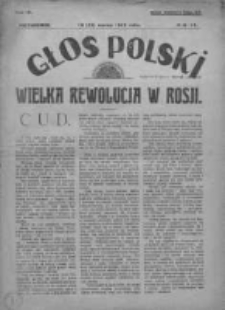 Głos Polski. Tygodnik ilustrowany polityczny, społeczny i literacki 1917, Nr 9-11