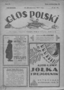 Głos Polski. Tygodnik ilustrowany polityczny, społeczny i literacki 1917, Nr 15-16