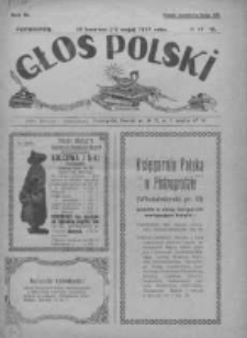 Głos Polski. Tygodnik ilustrowany polityczny, społeczny i literacki 1917, Nr 17-18