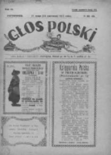 Głos Polski. Tygodnik ilustrowany polityczny, społeczny i literacki 1917, Nr 22-23