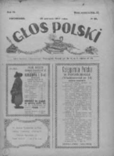Głos Polski. Tygodnik ilustrowany polityczny, społeczny i literacki 1917, Nr 25