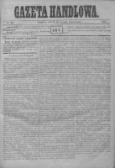 Gazeta Handlowa. Pismo poświęcone handlowi, przemysłowi fabrycznemu i rolniczemu, 1872, Nr 22