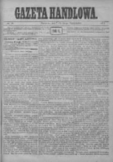 Gazeta Handlowa. Pismo poświęcone handlowi, przemysłowi fabrycznemu i rolniczemu, 1872, Nr 39