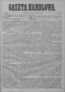 Gazeta Handlowa. Pismo poświęcone handlowi, przemysłowi fabrycznemu i rolniczemu, 1872, Nr 41