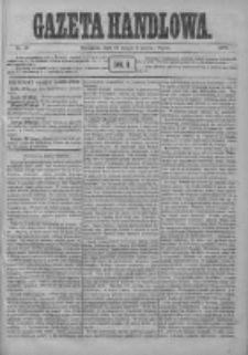 Gazeta Handlowa. Pismo poświęcone handlowi, przemysłowi fabrycznemu i rolniczemu, 1872, Nr 49