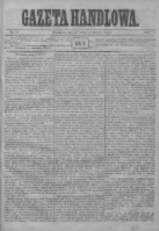 Gazeta Handlowa. Pismo poświęcone handlowi, przemysłowi fabrycznemu i rolniczemu, 1872, Nr 54
