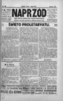 Naprzód. Czasopismo polityczne i społeczne. - Organ partyi socyal-demokratycznej 1912, R. XXI, Nr 099