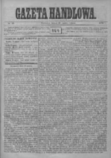 Gazeta Handlowa. Pismo poświęcone handlowi, przemysłowi fabrycznemu i rolniczemu, 1872, Nr 60