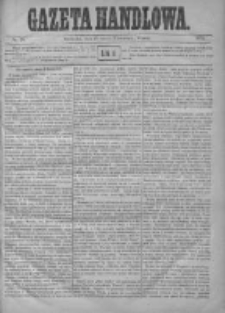 Gazeta Handlowa. Pismo poświęcone handlowi, przemysłowi fabrycznemu i rolniczemu, 1872, Nr 78