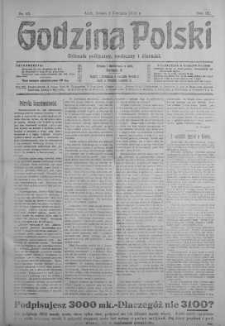 Godzina Polski : dziennik polityczny, społeczny i literacki 6 kwiecień 1918 nr 93