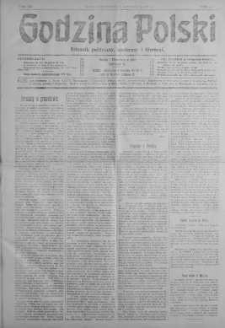 Godzina Polski : dziennik polityczny, społeczny i literacki 8 kwiecień 1918 nr 95