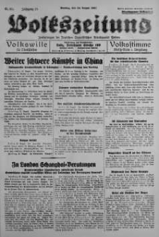 Volkszeitung 23 sierpień 1937 nr 231