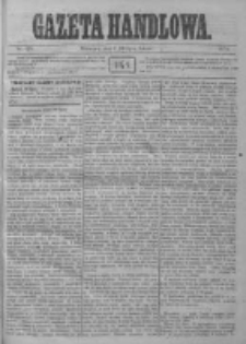 Gazeta Handlowa. Pismo poświęcone handlowi, przemysłowi fabrycznemu i rolniczemu, 1872, Nr 159