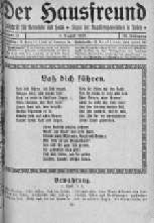 Der Hausfreund 4 sierpień 1929 nr 31