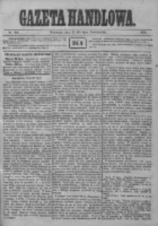 Gazeta Handlowa. Pismo poświęcone handlowi, przemysłowi fabrycznemu i rolniczemu, 1872, Nr 166