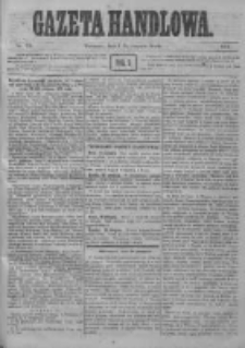 Gazeta Handlowa. Pismo poświęcone handlowi, przemysłowi fabrycznemu i rolniczemu, 1872, Nr 178