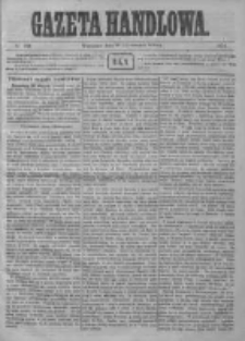 Gazeta Handlowa. Pismo poświęcone handlowi, przemysłowi fabrycznemu i rolniczemu, 1872, Nr 192