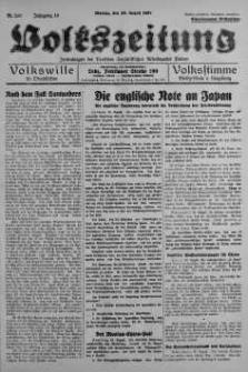 Volkszeitung 30 sierpień 1937 nr 238