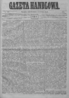 Gazeta Handlowa. Pismo poświęcone handlowi, przemysłowi fabrycznemu i rolniczemu, 1872, Nr 195