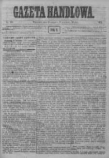 Gazeta Handlowa. Pismo poświęcone handlowi, przemysłowi fabrycznemu i rolniczemu, 1872, Nr 199