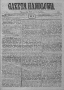Gazeta Handlowa. Pismo poświęcone handlowi, przemysłowi fabrycznemu i rolniczemu, 1872, Nr 209