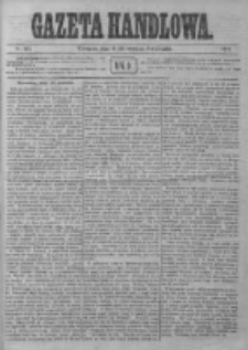 Gazeta Handlowa. Pismo poświęcone handlowi, przemysłowi fabrycznemu i rolniczemu, 1872, Nr 215