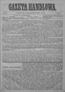 Gazeta Handlowa. Pismo poświęcone handlowi, przemysłowi fabrycznemu i rolniczemu, 1874, Nr 74