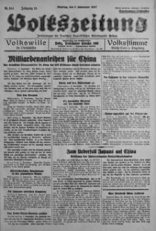 Volkszeitung 7 wrzesień 1937 nr 246