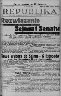 Ilustrowana Republika 14 wrzesień 1938 nr 252