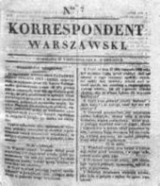 Korespondent Warszawski, 1832, I, Nr 7