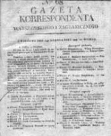 Gazeta Korrespondenta Warszawskiego i Zagranicznego 1818 II, Nr 68
