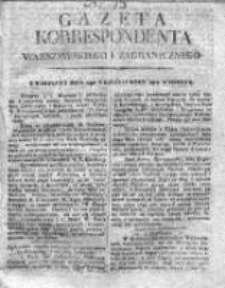 Gazeta Korrespondenta Warszawskiego i Zagranicznego 1818 II, Nr 75