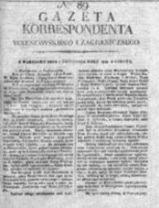Gazeta Korrespondenta Warszawskiego i Zagranicznego 1818 II, Nr 89