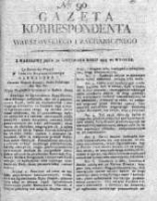Gazeta Korrespondenta Warszawskiego i Zagranicznego 1818 II, Nr 90