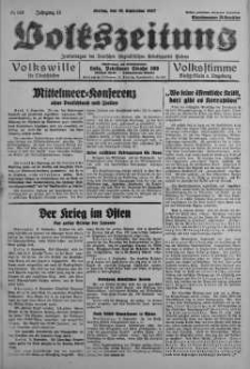 Volkszeitung 10 wrzesień 1937 nr 249