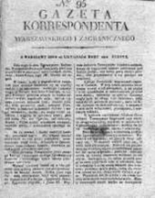 Gazeta Korrespondenta Warszawskiego i Zagranicznego 1818 II, Nr 95