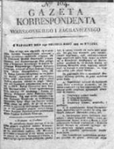 Gazeta Korrespondenta Warszawskiego i Zagranicznego 1818 II, Nr 104