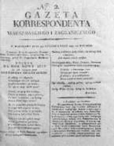 Gazeta Korrespondenta Warszawskiego i Zagranicznego 1819 I, Nr 2