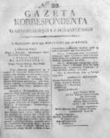 Gazeta Korrespondenta Warszawskiego i Zagranicznego 1819 I, Nr 22
