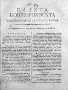 Gazeta Korrespondenta Warszawskiego i Zagranicznego 1819 I, Nr 25