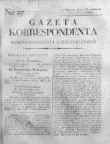 Gazeta Korrespondenta Warszawskiego i Zagranicznego 1819 I, Nr 27