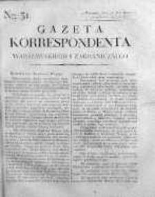 Gazeta Korrespondenta Warszawskiego i Zagranicznego 1819 I, Nr 31