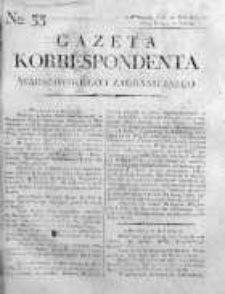 Gazeta Korrespondenta Warszawskiego i Zagranicznego 1819 I, Nr 33