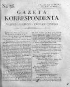 Gazeta Korrespondenta Warszawskiego i Zagranicznego 1819 I, Nr 36
