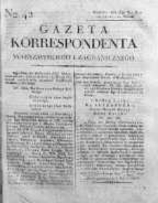 Gazeta Korrespondenta Warszawskiego i Zagranicznego 1819 I, Nr 42