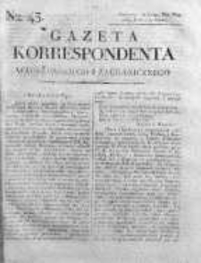 Gazeta Korrespondenta Warszawskiego i Zagranicznego 1819 I, Nr 43