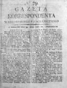 Gazeta Korrespondenta Warszawskiego i Zagranicznego 1820 III, Nr 79
